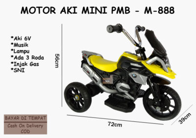 Anekadoo - Toko Mainan Motor Aki Mini M-888, di kota Probolinggo