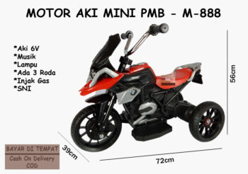 Anekadoo - Toko Mainan Motor Aki Mini M-888, di kota Probolinggo