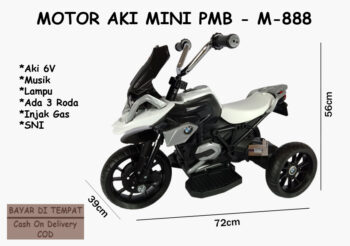 Anekadoo - Toko Mainan Motor Aki Mini M-888, di kota Probolinggo