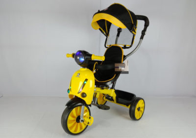 Anekadoo - Toko Mainan Sepeda Roda Tiga Exotic ET-2251, Baby Stroller, Sepeda Anak, Kuning di kota probolinggo