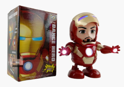 Anekadoo - Toko Mainan Mainan Figur Baterai Dance Hero Iron Man, Mainan Berjoget & Ada Musik, Figur Iron Man di kota probolinggo