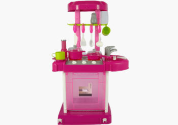 Anekadoo - Toko Mainan Anak Kitchen Set Koper, Set Dapur Edukasi Masak, Mainan Masak-masakan Luxury Battery Operated di kota probolinggo