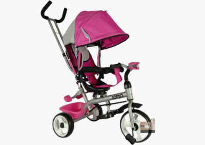 Anekadoo - Toko Mainan Sepeda Roda Tiga Iora T-09, Semi Stroller, Sepeda Anak, Pink di kota probolinggo