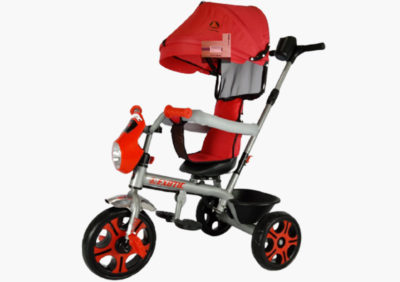 Anekadoo - Toko Mainan Sepeda Roda Tiga Exotic Tipe ET-5566, Baby Stroller, Sepeda Anak, Merah di kota probolinggo