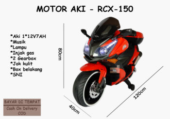 Anekadoo.com. Kado Anda Motor Aki RCX 150 - 120 x 40 x 80 Cm, itu ada di Anekadoo. 🛍️❤️