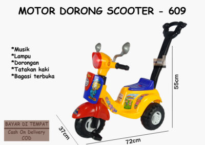 Anekadoo - Toko Mainan Motor Dorong Scooter 609 K2,di kota Probolinggo