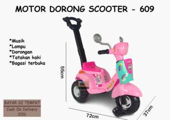 Anekadoo - Toko Mainan Motor Dorong Scooter 609 P2,di kota Probolinggo