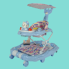 Baby Walker Space Baby Karakter Hello Kitty SB-618-3, Baby Walker Fungsi 3IN1, Kereta Dorong Bayi, Tanot Bayi, Biru
