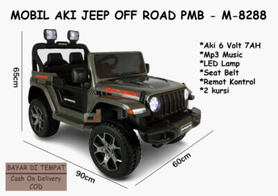 Anekadoo - Toko Mainan Mobil Aki Jeep M-8288, di kota Probolinggo