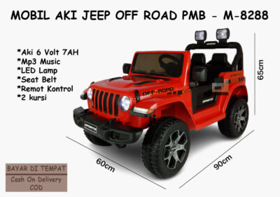 Anekadoo - Toko Mainan Mobil Aki Jeep M-8288, di kota Probolinggo