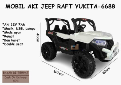 Anekadoo - Toko Mainan Mobil Aki Jeep UTX PMB - M-8788 di kota Probolinggo