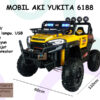 Anekadoo - Toko Mainan Mobil Aki Jeep Yukita 6188 UTV – 110 x 60 x 80 Cm, Mobil Cas, Kuning di kota Probolinggo