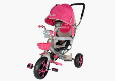 Anekadoo - Toko Mainan Sepeda Roda Tiga Family F-8101 pink , di kota probolinggo