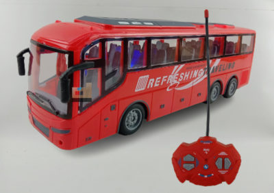 Anekadoo - Toko Mainan Mobil Remote Control City Bus (195-2) merah di kota probolinggo