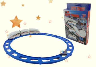 Anekadoo - Toko Mainan Kereta Api Track Set City Train 15 pcs di Kota Probolinggo