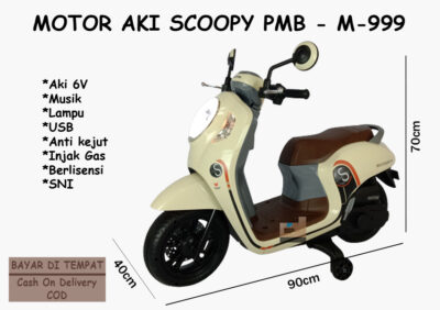 Anekadoo - Toko Mainan Motor Aki Scoopy M-999, di kota Probolinggo