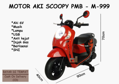 Anekadoo - Toko Mainan Motor Aki Scoopy M-999, di kota Probolinggo