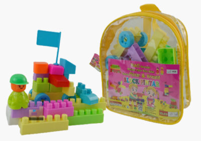 Anekadoo - Toko Mainan Puzzle Block Pintar Tas Ransel Isi 28 Pcs, di kota Probolinggo