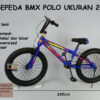 Anekadoo - Toko Mainan Sepeda BMX Polo Ukuran 20, Ban Hidup Besar & Tebal, Sepeda BMX, Biru Orange di kota Probolinggo