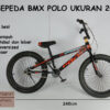 Anekadoo - Toko Mainan Sepeda BMX Polo Ukuran 20, Ban Hidup Besar & Tebal, Sepeda BMX, Merah Biru di kota Probolinggo