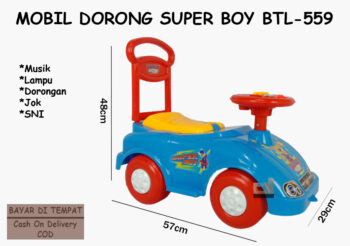 Anekadoo - Toko Mainan Mobil Dorong Super Boy BTL-559, di kota Probolinggo