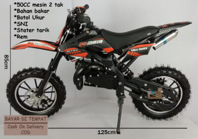 Anekadoo - Toko Mainan Motor Trail Bensin 2 Tak 50 CC (PC-01), di kota Probolinggo