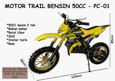 Anekadoo - Toko Mainan Motor Trail Bensin 2 Tak 50 CC (PC-01), di kota Probolinggo