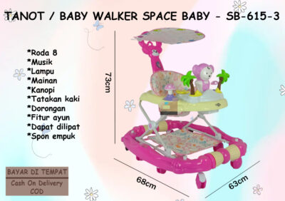 Anekadoo - Toko Mainan Baby Walker Space Baby SB-615-3, di kota Probolinggo