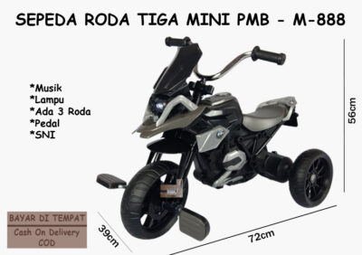 Anekadoo - Toko Mainan Sepeda Roda Tiga PMB M-888A, di kota Probolinggo