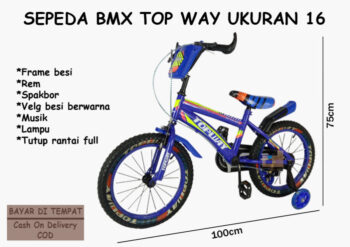 Anekadoo - Toko Mainan Sepeda BMX Top Way Ukuran 16 di kota Probolinggo
