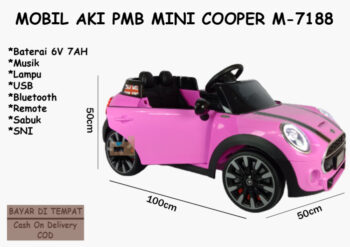 Anekadoo - Toko Mainan Mobil Aki Mini Cooper PMB - M-7188 di kota Probolinggo