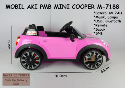 Anekadoo - Toko Mainan Mobil Aki Mini Cooper PMB - M-7188 di kota Probolinggo