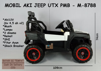 Anekadoo - Toko Mainan Mobil Aki Jeep UTX PMB - M-8788 di kota Probolinggo