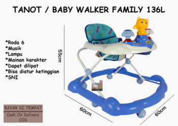 Anekadoo - Toko Mainan Baby Walker Family 136-L Ada Musik di kota Probolinggo