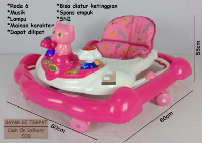 Anekadoo - Toko Mainan Baby Walker Family 136-L Ada Musik di kota Probolinggo