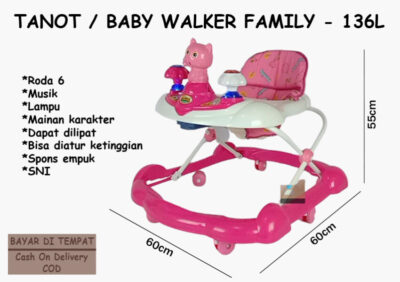 Anekadoo - Toko Mainan Baby Walker Family 136-L Ada Musik di kota Probolinggo