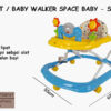Anekadoo - Toko Mainan Baby Walker Space Baby Karakter Bunga di kota Probolinggo