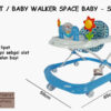 Anekadoo - Toko Mainan Baby Walker Space Baby Karakter Bunga di kota Probolinggo