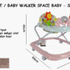 Anekadoo.com - Website official BAnekadoo - Toko Mainan Baby Walker Space Baby Karakter Bunga di kota Probolinggo