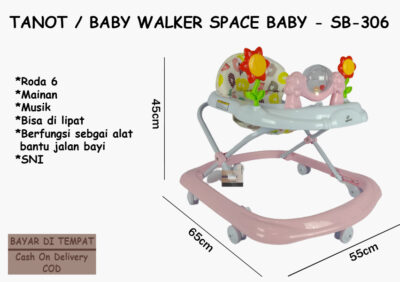 Anekadoo.com - Website official BAnekadoo - Toko Mainan Baby Walker Space Baby Karakter Bunga di kota Probolinggo