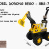 Anekadoo - Toko Mainan Mobil Dorong Truck Bego SBS-712 Excavator di kota Probolinggo