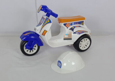 Anekadoo - Toko Mainan Motor Dorong Mini Vespa FD-307 Free Helm Putih Biru Tua di kota Probolinggo