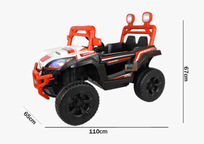 Anekadoo - Toko Mainan Mobil Aki Jeep UNiKiD UK-862 Merah Putih di Kota Probolinggo