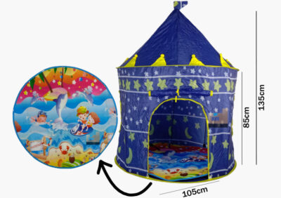 Anekadoo - Toko Mainan Tenda Anak Mainan Tenda A Beautiful Chubby House Hello + Alas Biru di Kota Probolinggo