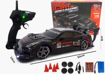 Anekadoo - Toko Mainan Radio Control Car Drift Racing 8801 68-a Sedan Hitam, di Kota Probolinggo