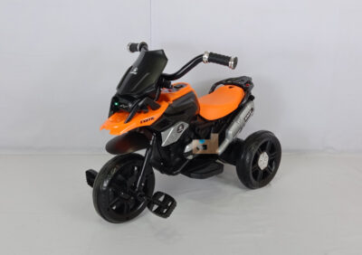 Anekadoo - Toko Mainan Motor Aki + Roda Tiga Exotic EMT-2214 – 72 x 45 x 50 Cm Orange, di Kota Probolinggo