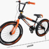 Anekadoo - Toko Mainan Sepeda BMX 20 Polo Ban Besar Orange Hitam, di Kota Probolinggo