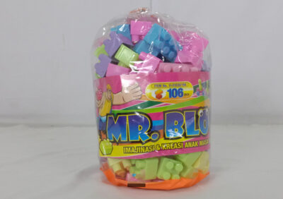 Anekadoo - Toko Mainan Puzzle Mr. Blocks 106 Pcs Tas Serut, Mainan Anak Edukasi, Mainan Block Set di Kota Probolinggo